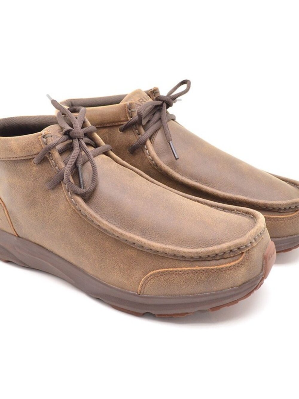Men Ariat Spitfire Brown Moc Toe Chukka Boot 9.5 EE New